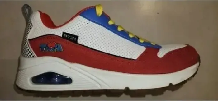 Tênis Skechers BT21 marca original do grupo de KPOP BTS