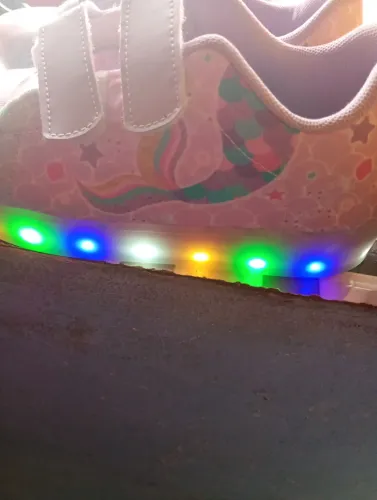 Tênis com led infantil menina 