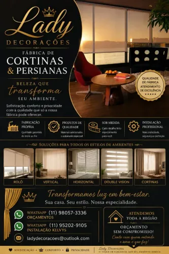 Cortinas e Persianas