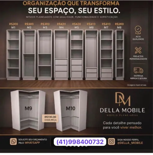 Móveis sob medida direto de fábrica!