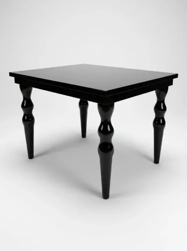 Mesa com tampo de vidro