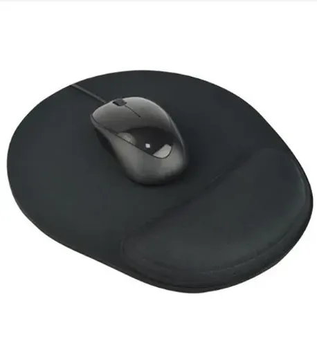 Mousepad Ergonômico Confort Preto Apoio Pulso Antiderrapante Escritório Gamer z1554