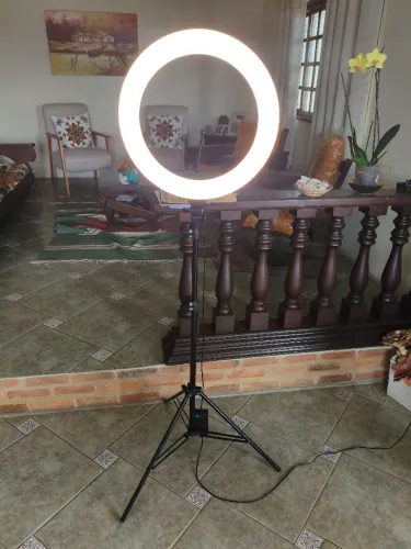 Ring Light Profissional Tomate MLG-089 18 Polegadas (48cm) + Tripé + Bolsa