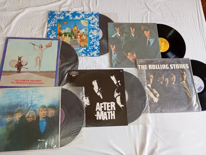 18 Discos Vinil dos Rolling Stones. Originais. Todos década 60/70/80. Único dono.