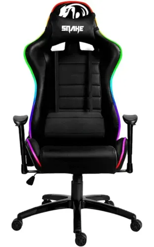 Cadeira gamer Snake com Led RGB e Controle