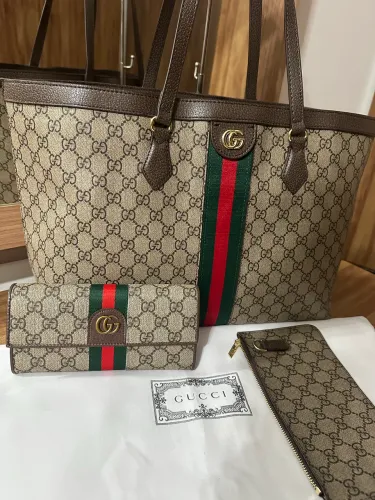 Kit bolsa Gucci + carteira 