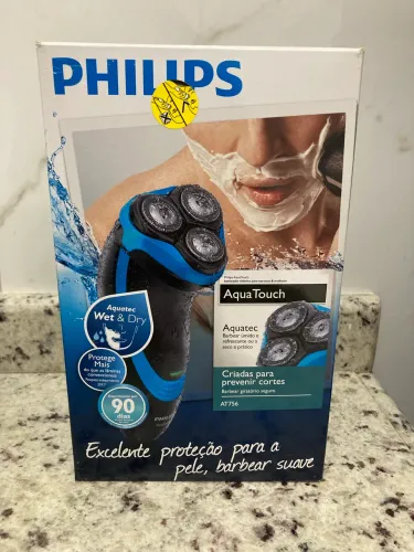 Barbeador elétrico Acqua touch Philips