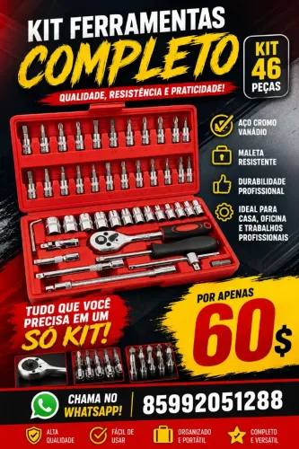 Kit de ferramentas ( 46 peças )