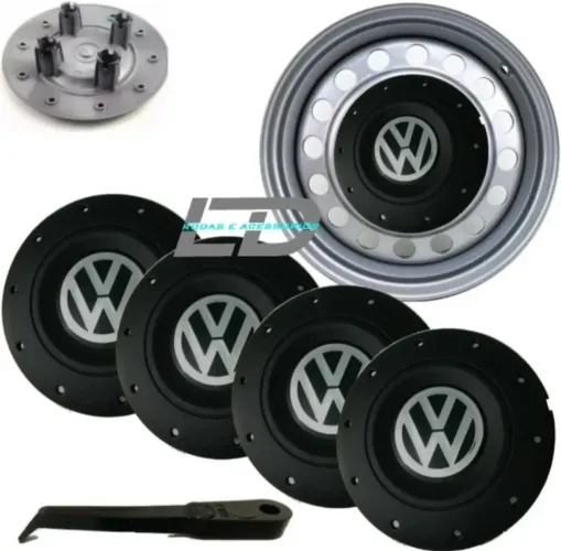 Calotas centrais VW modelo Amarok