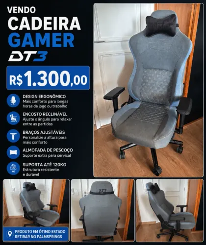 Cadeira Gamer DT3