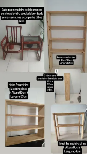 Kit aproveite a oferta. Kit emMadeira lei e pinus o melhor para você!