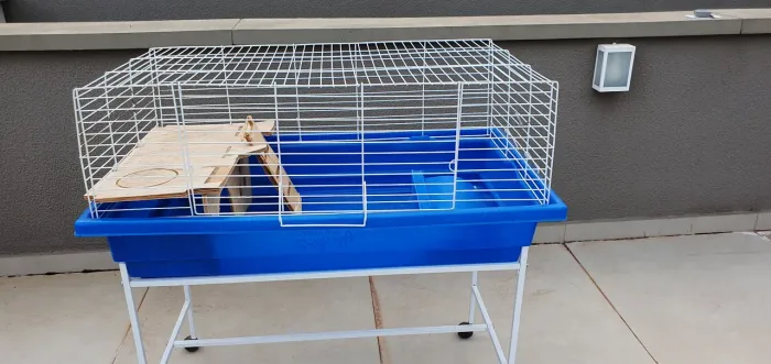 Gaiola grande para coelhos e roedores