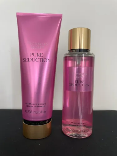 Kit Body Splash e Loção Perfumada Victoria's Secret Pure Seduction