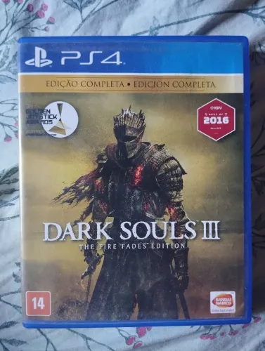 DARK SOULS 3 FIREFADES EDITION PS4 COMPLETO COM TODOS AS DLC