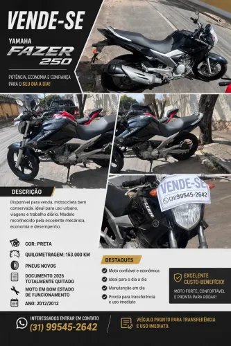 Yamaha Fazer 250 | Venda