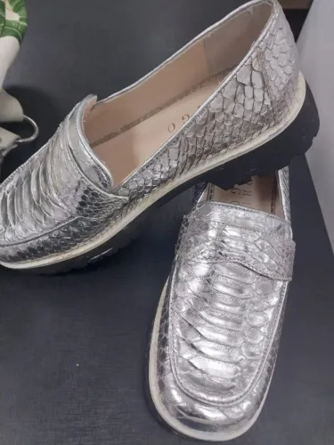 Mocassim metalizado Pedro Toigo