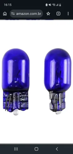 LAMPADAS PINGO AZUL P CARROS