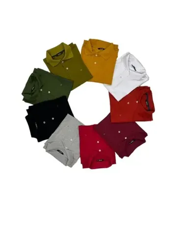Polo Masculina Piquet Slim