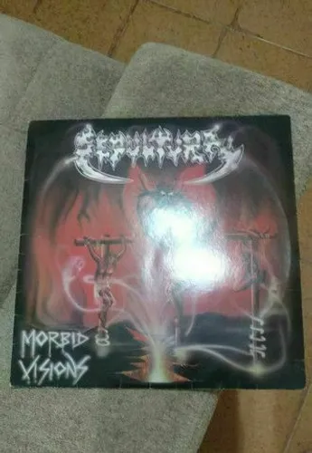 Lp do Sepultura - Morbid Visions (Selo Cogumelo Records) - Prensagem 1986!