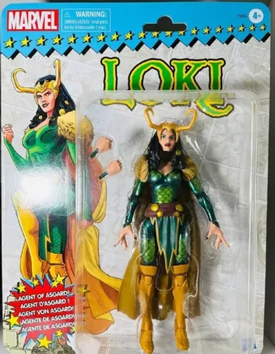 Marvel Legends - Loki - versão feminina - Retrô / Vintage pack - Hasbro - lacrada