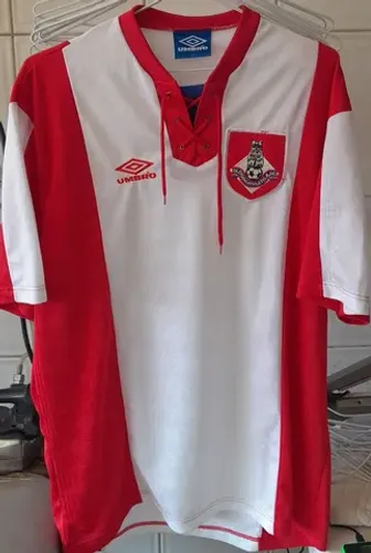 CAMISA OLDHAM ATHLETIC INGLATERRA UMBRO 1993 MADE IN ENGLAND FRETE GRATIS