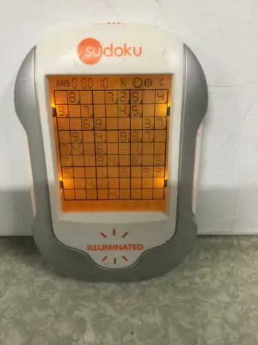 console antigo jogo sudoku