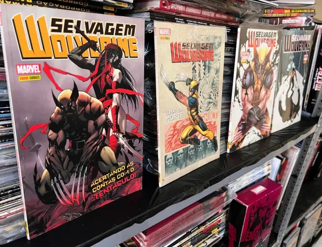 Selvagem Wolverine completa 1, 2, 3 e 4.