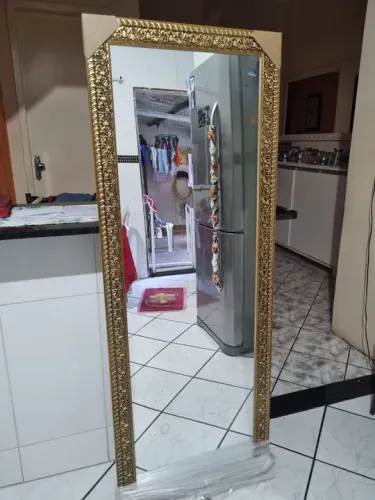 Espelhos grandes com moldura novos 