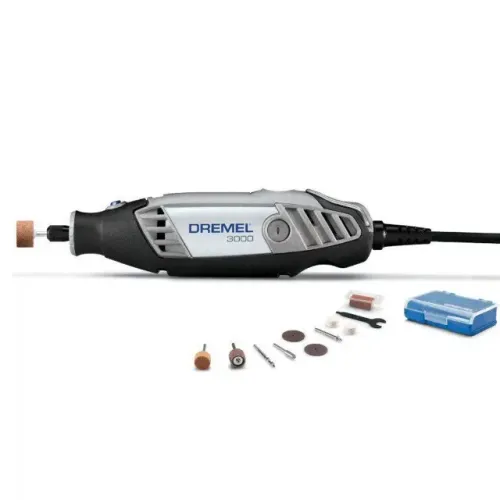DREMEL 3000 MICRORRETIFICA BOSCH COM 10 PEÇAS 3000-N/10