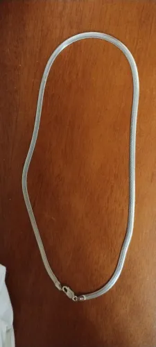 Gargantilha em prata 45 cm