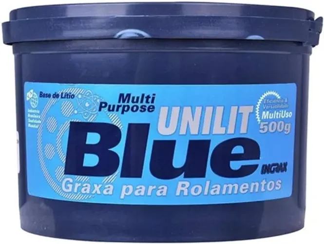 Graxa Para Rolamentos 500g Litio2 Azul Unilit Ingrax