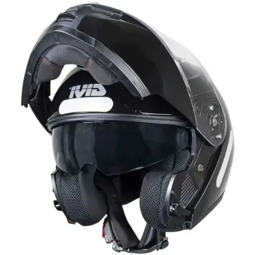Capacete Escamoteável GIVI X21 CHALLENGER Robocop Preto Brilhante ou Fosco