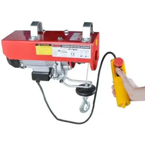 Guincho coluna eletrico 300/600kg continuo h-a 105-1 220v-60hz-Motomil
