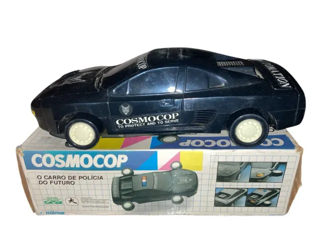 COSMOCOP-o carro de polícia do futuro!FUNCIONANDO!36,00cm comprimento !