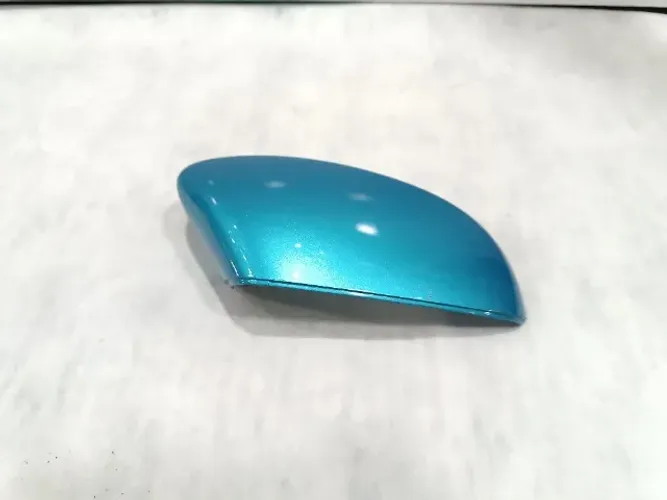 Capa Retrovisor Direito modelo Pisca Sandero Logan 2015 A 2021 azul