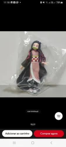 Vendo boneco infantil nezuko