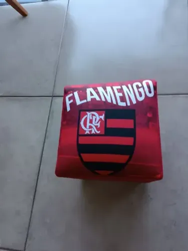 Puffs Quadrado Pequeno Temas de Times de futebol