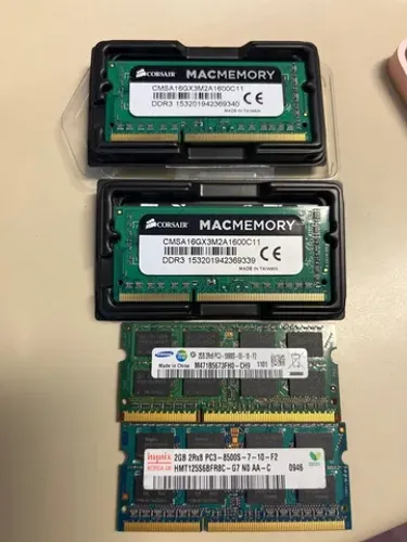 Memórias ddr3 - 16+16gigas para NOTEBOOK