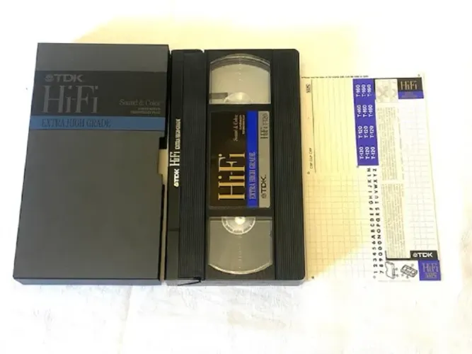  Fita Vhs Tdk Extra High Grade HI-FI Super Avilyn. Pouco usada, como nova