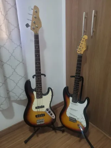 Baixo e Guitarra Giannini só venda 