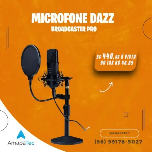MICROFONE DAZZ BROADCASTER