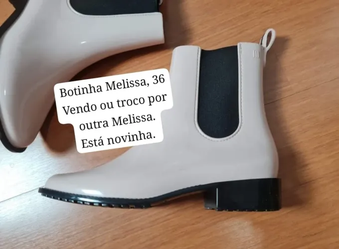 Botinha Melissa 36 - como Nova