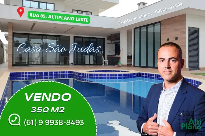 Venda, Casa Alto Padrão, 4 suítes, Condomínio, Altiplano leste, Jardim Botânico, Brasília/