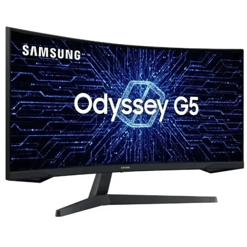 Monitor Gamer Curva Ultrawide Samsung Odyssey G5 34? Uwqhd, 165Hz, 1ms, Hdr10, HDMI, Dp