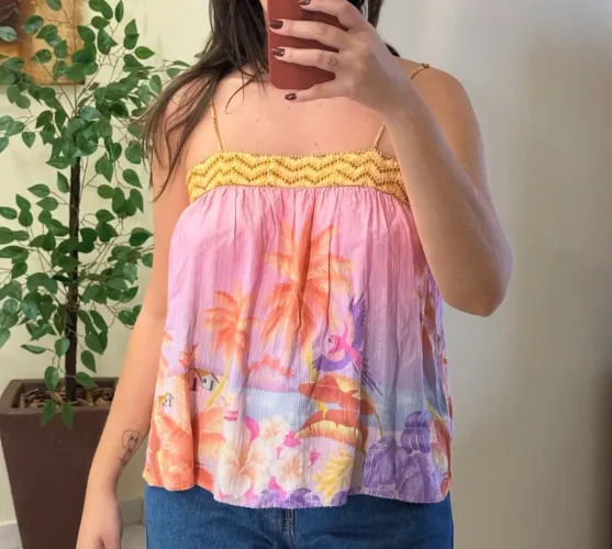 Blusa Farm soltinha