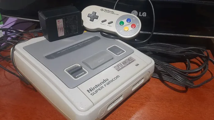 Nintendo super famicom, funcionando perfeitamente