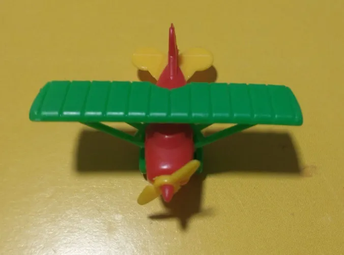 Mini avião Fokker Bruder anos 80 tipo mitroplast - Brasilflex 