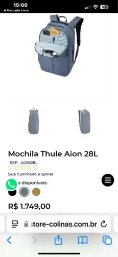 Mochila Thule Aion 28L - Nova