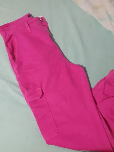 Calça cargo pink