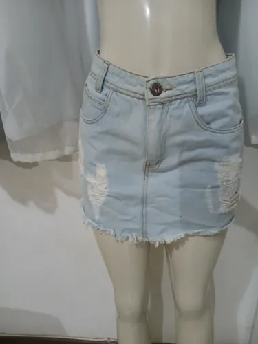 Saia Jeans Clara